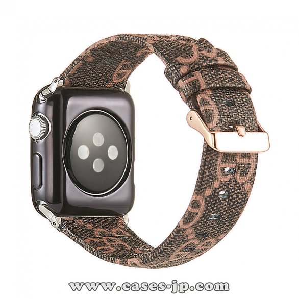 大人気新品 GUCCI / グッチ Apple Watch Series 1/2/3/4/5 バンド 腕時計交換バンド 男女兼用[#case2021030318]