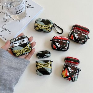 高品質 人気 ブランド Off-White /Adidas AirPods 1/2/3 世代 ケース / PRO ケース 保護性 [#case2023021911]