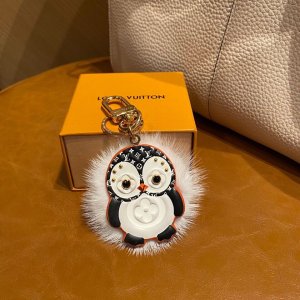 LOUIS VUITTON (ルイ・ヴィトン) 超可愛い ペンギン アニマル チャーム キーホルダー キーリング 飾り 鞄飾り 芸能人愛用 プレゼント勧め 送料無料[#11143]