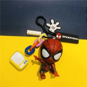 人気 マーベル グッズ MARVEL スパイダーマン チャーム キーホルダー キーリング 飾り 鞄飾り 芸能人愛用 財布飾り プレゼント勧め 海外通販 送料無料[#04157]