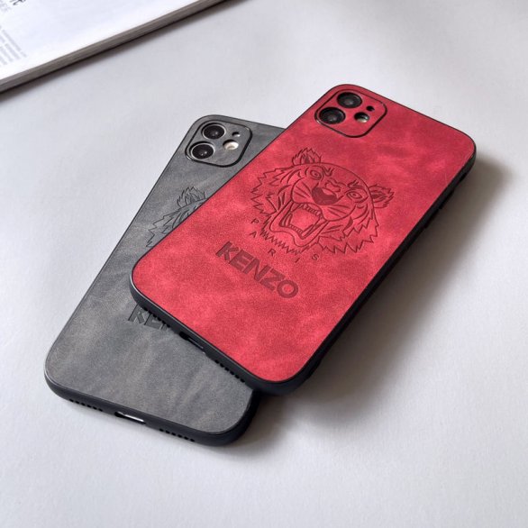 【KENZO】 贅沢 ブランド ケンゾー iPhone 13 mini/13 Pro/13 Pro Max/12 Mini/12 Pro/12 Pro Max/11 /XS/8/7 ケース 芸能人愛用[#case2021042309]