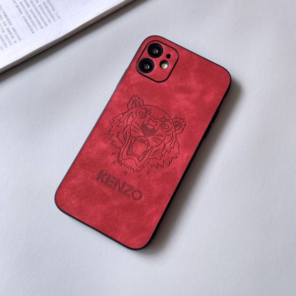 【KENZO】 贅沢 ブランド ケンゾー iPhone 13 mini/13 Pro/13 Pro Max/12 Mini/12 Pro/12 Pro Max/11 /XS/8/7 ケース 芸能人愛用[#case2021042309]