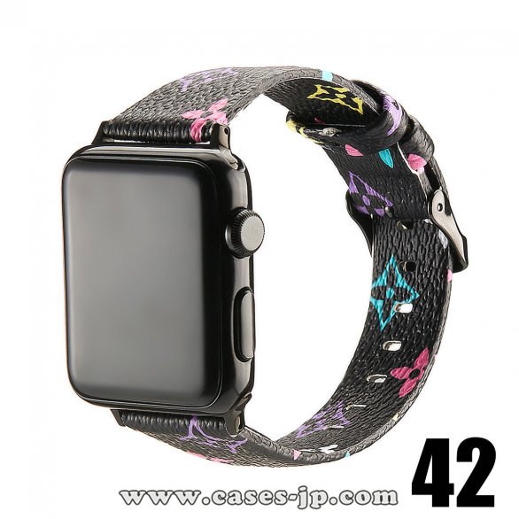 2021 人気 LOUIS VUITTON / ルイヴィトン Apple Watch Series 1/2/3/4/5 バンド 腕時計交換バンド 男女兼用[#case2021030316]