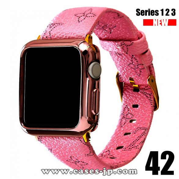 2021 人気 LOUIS VUITTON / ルイヴィトン Apple Watch Series 1/2/3/4/5 バンド 腕時計交換バンド 男女兼用[#case2021030412]