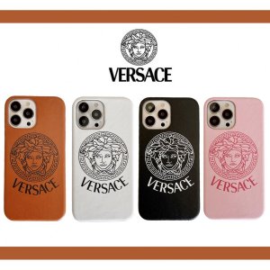 【Versace】 贅沢 ブランド ヴェルサーチ iPhone 15/14/13/13 Pro/13 Pro Max/12/12 Pro/12 Pro Max/11/XS/8/7 ケース 芸能人愛用[#case202205065]