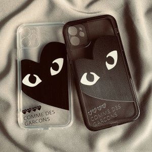 【2021新作】人気新品 ブランド コムデギャルソン CDG PLAY 携帯電話 ケース iPhone 13/13 Pro/13 Pro Max/12/12 Pro/12 Pro Max/11 PRO/MAX/XS/8/7 plus スマホケース ケース シリコーン素材 [#case202111263]