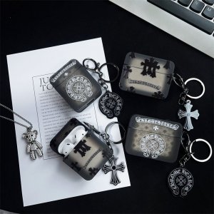 【2023新作】 人気 Chrome Hearts / クロムハーツ AirPods 1/2/3世代 ケース 芸能人愛用 AirPods Pro/Pro2 ファッション ブランド 男女兼用[#ls2023081518]