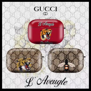 高品質 人気 ブランド 【グッチ】 Gucci AirPods 1/2世代 Pro ケース 保護性 [#011]