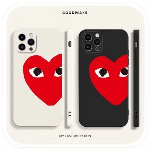 人気新品 ブランド コムデギャルソン CDG PLAY 携帯電話 ケース iPhone 14/14 Plus/14 Pro/14 Pro Max/13/13 Pro/13 Pro Max/12/12 Pro/12 Pro Max/11 PRO/MAX/XS/8/7 plus スマホケース [#case2023022011]