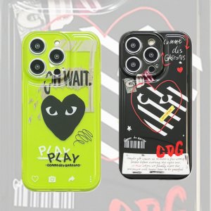 【2022新作】人気新品 ブランド コムデギャルソン CDG PLAY 携帯電話 ケース iPhone 13/13 Pro/13 Pro Max/12/12 Pro/12 Pro Max/11 PRO MAX スマホケース ケース シリコーン素材 [#case202211031]