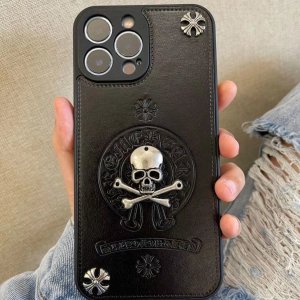 【2022新作】 人気 頭蓋 Chrome Hearts / クロムハーツ 皮質素材 iPhone 13/13 Pro/13 Pro Max/12/12 Pro/12 Pro Max/11 /XS/8/7 plus ケース 激安販売中 ブランドSALE特価品！ [#case2022082516]