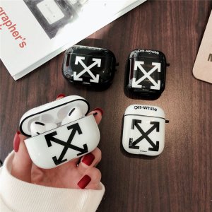 【2020新作】 高品質 人気 ブランド Off-White / オフホワイト AirPods 1/2世代 ケース / PRO ケース 保護性 [#07097]