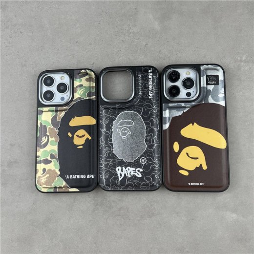 大人気 A BATHING APE / ア ベイシング エイプ iPhone 15/15 Pro/15 Pro Max/14 Pro/14 Pro Max/13/13 Pro/13 Pro Max ケース 人気おすすめ 芸能人愛用[#case202401217]