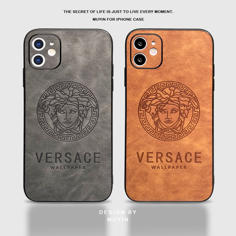 【Versace】 贅沢 ブランド ヴェルサーチ iPhone 13 mini/13 Pro/13 Pro Max/12 Mini/12 Pro/12 Pro Max/11/XS/8/7/6 ケース 芸能人愛用[#case20210409]