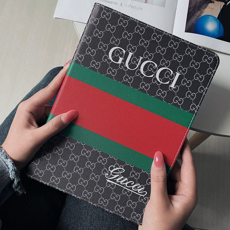 【2021新作】人気 ブランド GUCCI iPad Proケース 9.7インチ 2018/2017 iPad 9.7インチ カバー iPad Air1/2保護カバー iPad mini 1/2/3/4ケース 保護性 [#case2021061312]