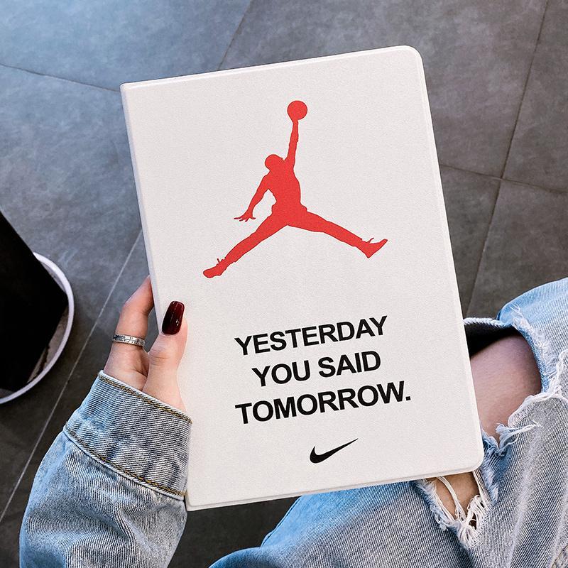 【2021新作】人気 ブランド Air Jordan iPad Proケース 9.7インチ 2018/2017 iPad 9.7インチ カバー iPad Air1/2保護カバー iPad mini 1/2/3/4ケース 保護性 [#case2021061318]