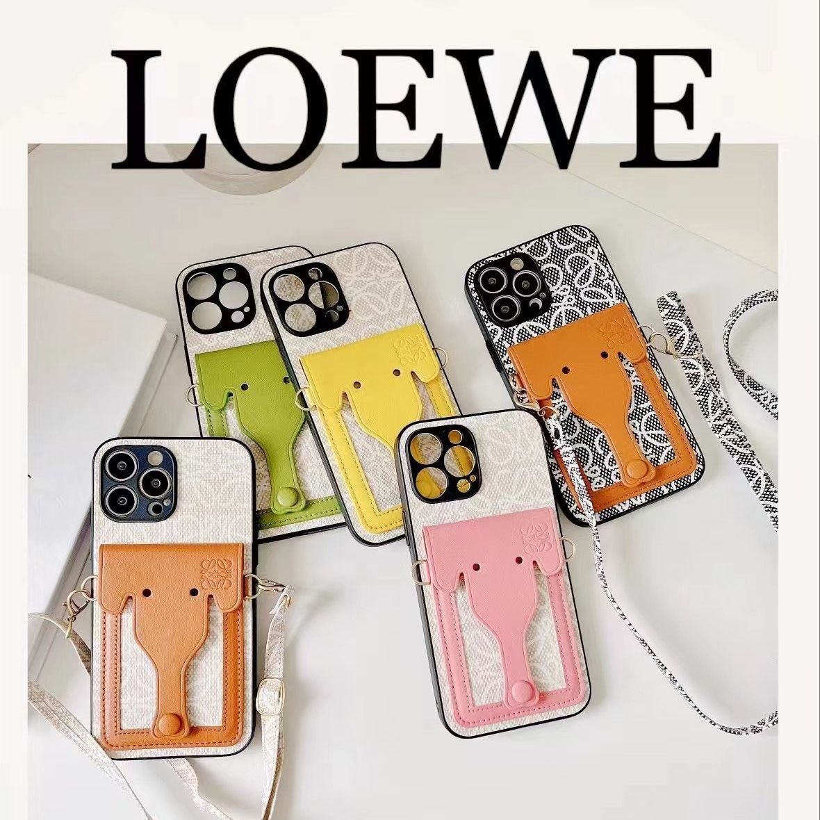 【2022新作】LOEWE / ロエベ iPhone 13/13 Pro/13 Pro Max//12/12 Pro/12 Pro Max ケース 人気芸能人愛用 ブランド [#case2022061613]