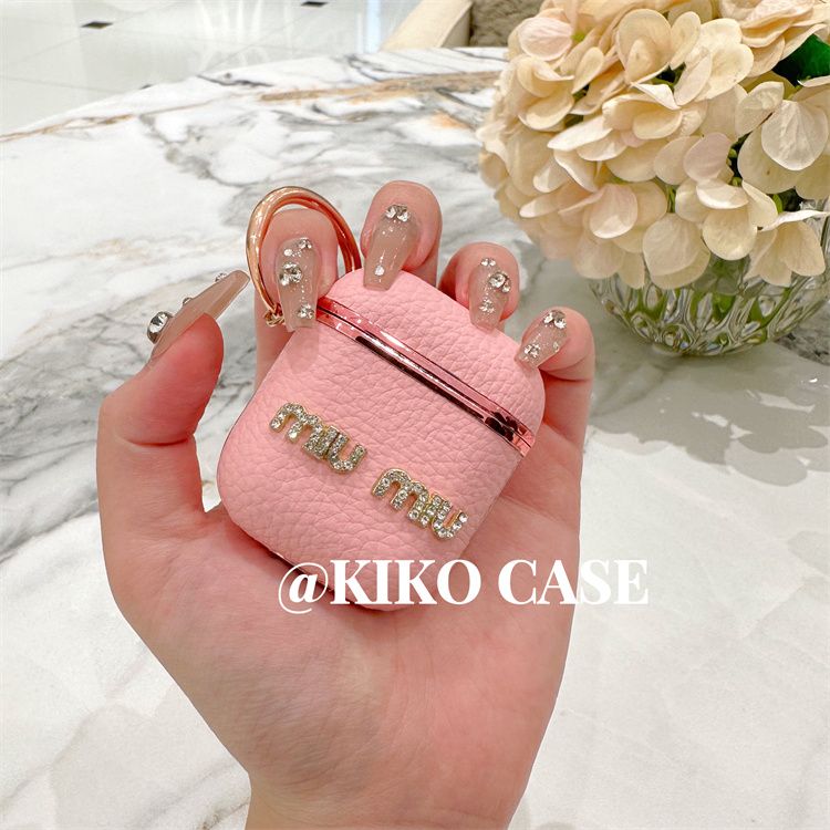 人気 MIUMIU AirPods 1/2/3世代 ケース 芸能人愛用 AirPods Pro ファッション ブランド 男女兼用[#ls202306182]