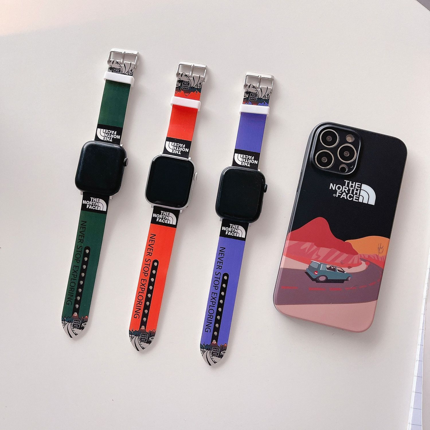 人気 TheNorthFace / ノース フェイス Apple Watch Series 1/2/3/4/5/6/7/SE/Ultra バンド 腕時計交換バンド 38mm/40mm/41mm/42mm/44mm/45mm/49mm 男女兼用[#case2023091116]