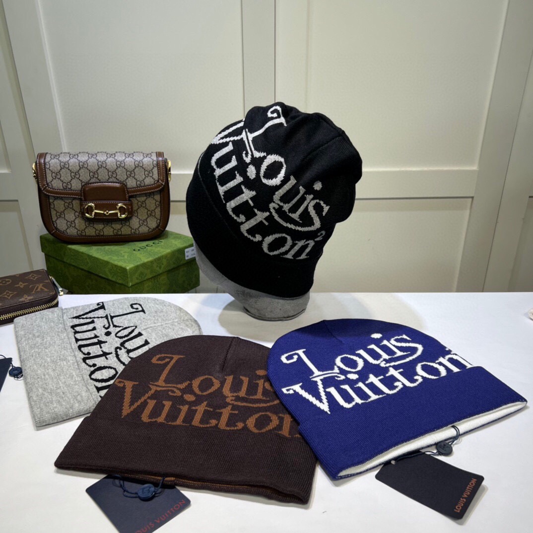 人気 LOUIS VUITTON / ルイヴィトン ニット帽子 芸能人愛用 [#lvhats13]